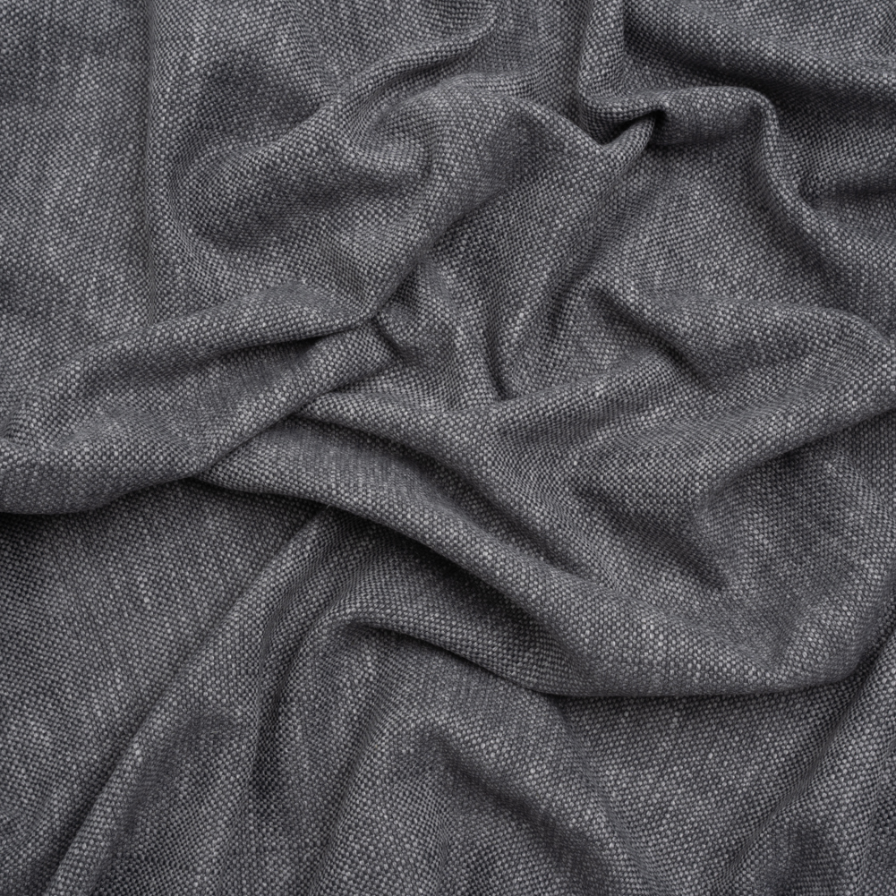 Linen Look Recycled Polyester and Cotton Woven – Slate – British Imported Linen Look Recycled Polyester and Cotton Woven – Slate – British Imported