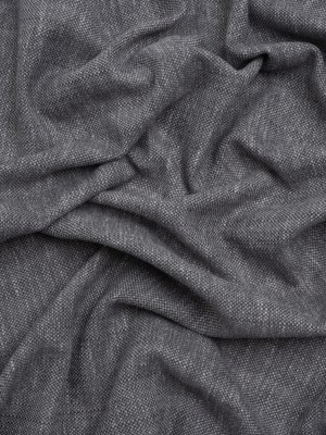 Linen Look Recycled Polyester and Cotton Woven – Slate – British Imported Linen Look Recycled Polyester and Cotton Woven – Slate – British Imported