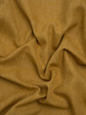 Linen Look Recycled Polyester and Cotton Woven – Tumeric – British Imported Linen Look Recycled Polyester and Cotton Woven – Tumeric – British Imported