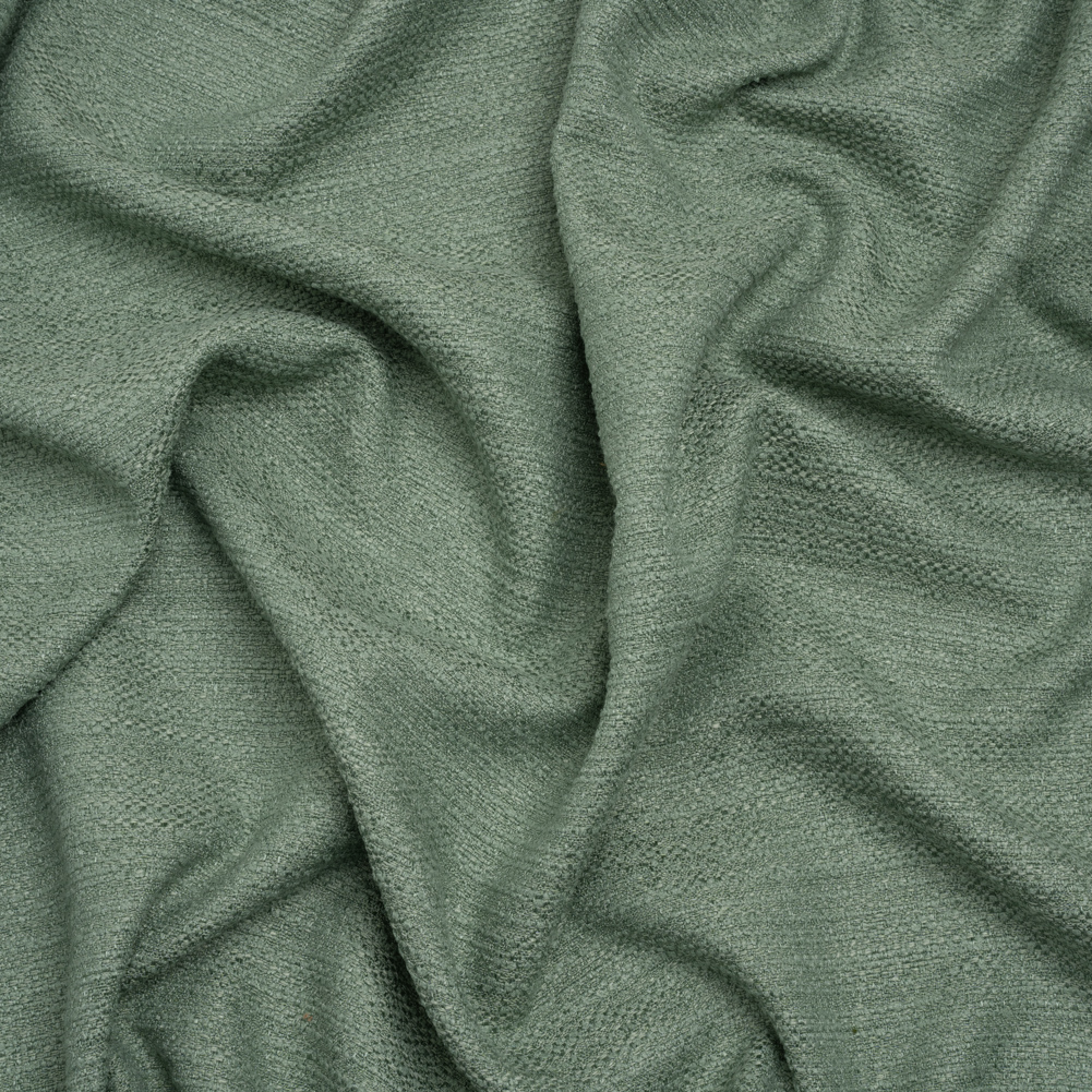 Textured Recycled Polyester Woven – Aloe Boucle Stripes – British Imported Textured Recycled Polyester Woven – Aloe Boucle Stripes – British Imported