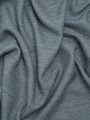 Textured Recycled Polyester Woven – Chambray Boucle Stripes – British Imported Textured Recycled Polyester Woven – Chambray Boucle Stripes – British Imported