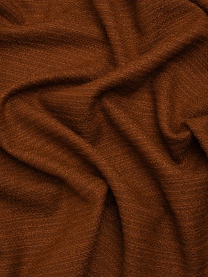 Textured Recycled Polyester Woven – Ginger Boucle Stripes – British Imported Textured Recycled Polyester Woven – Ginger Boucle Stripes – British Imported