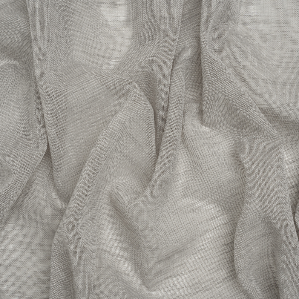 Linen Look Recycled Polyester Drapery Sheers Woven 118″ – Pebble – British Imported Linen Look Recycled Polyester Drapery Sheers Woven 118″ – Pebble – British Imported