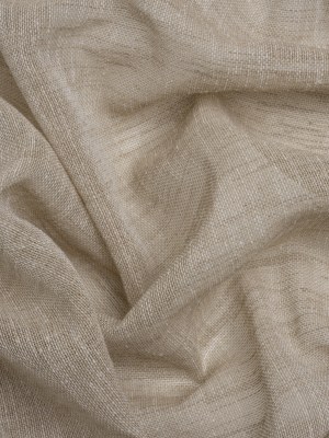 Linen Look Recycled Polyester Drapery Sheers Woven 118″ – Putty – British Imported Linen Look Recycled Polyester Drapery Sheers Woven 118″ – Putty – British Imported