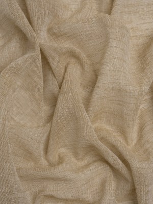 Linen Look Recycled Polyester Drapery Sheers Woven 118″ – Sand – British Imported Linen Look Recycled Polyester Drapery Sheers Woven 118″ – Sand – British Imported