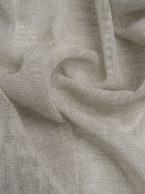Linen Look Recycled Polyester Drapery Sheers Woven 118″ – Silver – British Imported Linen Look Recycled Polyester Drapery Sheers Woven 118″ – Silver – British Imported