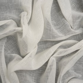Crisp Linen Blend Drapery Sheers 122″ – Ivory – British Imported Crisp Linen Blend Drapery Sheers 122″ – Ivory – British Imported
