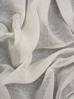 Crisp Linen Blend Drapery Sheers 122″ – Ivory – British Imported Crisp Linen Blend Drapery Sheers 122″ – Ivory – British Imported