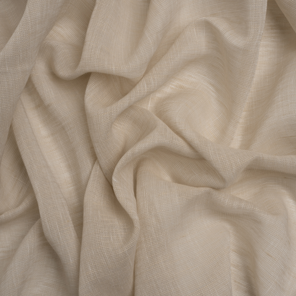 Crisp Linen Blend Drapery Sheers 122″ – Putty – British Imported Crisp Linen Blend Drapery Sheers 122″ – Putty – British Imported