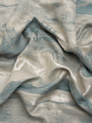 Recycled Polyester Drapery Jacquard – Seafoam Hazy Landscapes – British Imported Recycled Polyester Drapery Jacquard – Seafoam Hazy Landscapes – British Imported