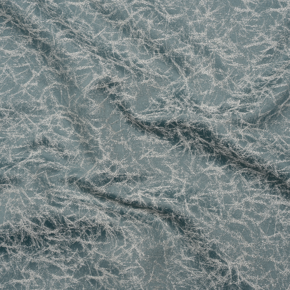 Satin-Faced Jacquard – Ocean Cracked – British Imported) Satin-Faced Jacquard – Ocean Cracked – British Imported)