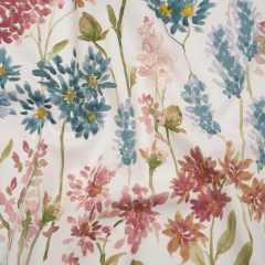 Printed Cotton Canvas – Peony Blooming Watercolor Garden – British Imported Printed Cotton Canvas – Peony Blooming Watercolor Garden – British Imported