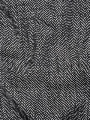 Recycled Polyester Home Decor Twill – Ebony Herringbone – British Imported Recycled Polyester Home Decor Twill – Ebony Herringbone – British Imported