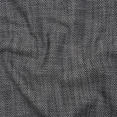 Recycled Polyester Home Decor Twill – Ebony Herringbone – British Imported Recycled Polyester Home Decor Twill – Ebony Herringbone – British Imported