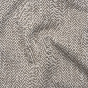 Recycled Polyester Home Decor Twill – Mushroom Herringbone – British Imported Recycled Polyester Home Decor Twill – Mushroom Herringbone – British Imported