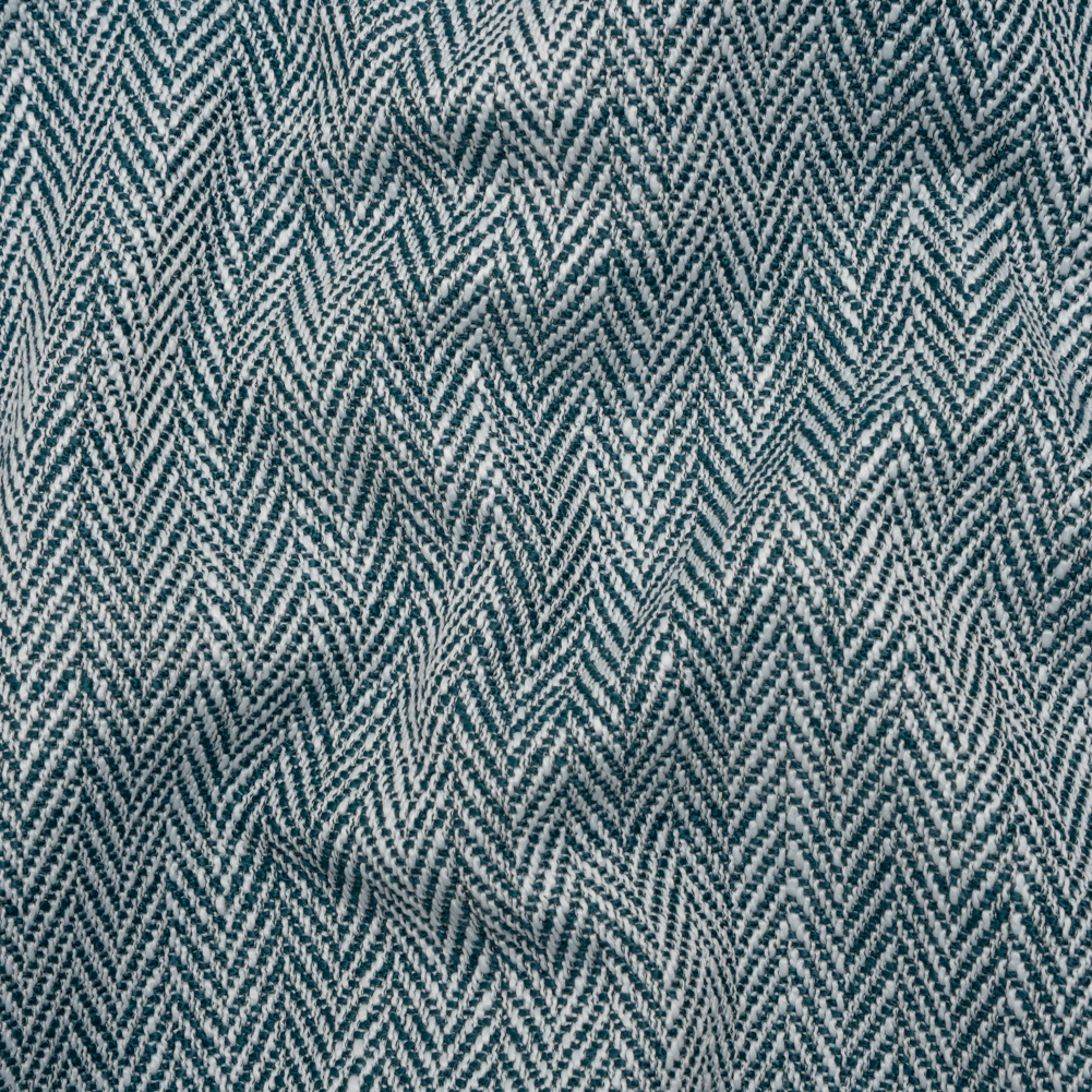 Recycled Polyester Home Decor Twill – Navy Herringbone – British Imported Recycled Polyester Home Decor Twill – Navy Herringbone – British Imported