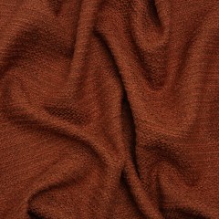 Textured Recycled Polyester Woven – Paprika Boucle Stripes – British Imported Textured Recycled Polyester Woven – Paprika Boucle Stripes – British Imported