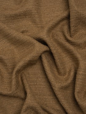 Textured Recycled Polyester Woven – Pecan Boucle Stripes – British Imported Textured Recycled Polyester Woven – Pecan Boucle Stripes – British Imported