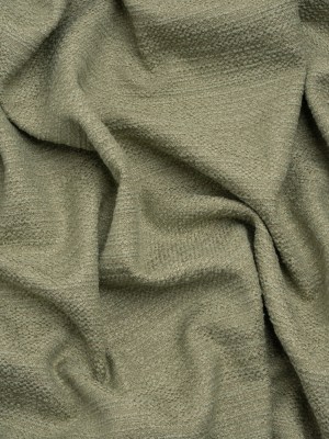 Textured Recycled Polyester Woven – Pistachio Boucle Stripes – British Imported Textured Recycled Polyester Woven – Pistachio Boucle Stripes – British Imported