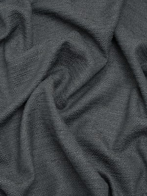 Textured Recycled Polyester Woven – Slate Boucle Stripes – British Imported Textured Recycled Polyester Woven – Slate Boucle Stripes – British Imported