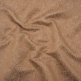 Recycled Polyester Jacquard – Ginger Little All-Over Spots – British Imported Recycled Polyester Jacquard – Ginger Little All-Over Spots – British Imported