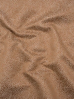 Recycled Polyester Jacquard – Ginger Little All-Over Spots – British Imported Recycled Polyester Jacquard – Ginger Little All-Over Spots – British Imported