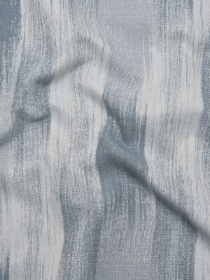 Recycled Polyester Jacquard – Denim Brushstroke Striations – British Imported Recycled Polyester Jacquard – Denim Brushstroke Striations – British Imported