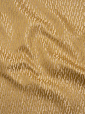 Luminous Drapery Jacquard – Buttercup Raindrops – British Imported Luminous Drapery Jacquard – Buttercup Raindrops – British Imported