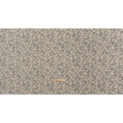 Printed Cotton Canvas – Ink Budding Flowers and Leaves – British Imported Printed Cotton Canvas – Ink Budding Flowers and Leaves – British Imported