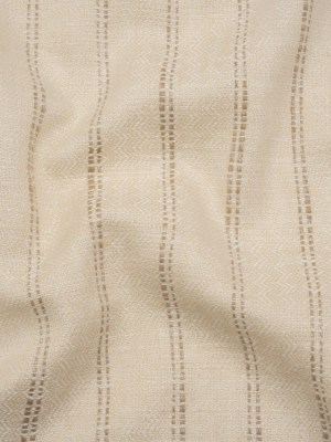Polyester and Cotton Drapery Twill – Flax Zig Zags and Textured Stripes – British Imported Polyester and Cotton Drapery Twill – Flax Zig Zags and Textured Stripes – British Imported