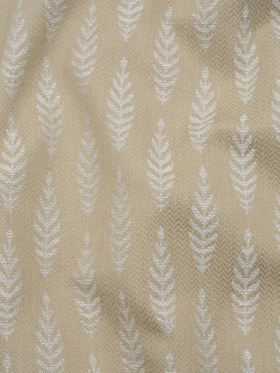 Recycled Polyester and Cotton Jacquard – Flax Lines of Leaves – British Imported Recycled Polyester and Cotton Jacquard – Flax Lines of Leaves – British Imported