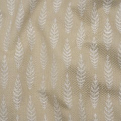 Recycled Polyester and Cotton Jacquard – Flax Lines of Leaves – British Imported Recycled Polyester and Cotton Jacquard – Flax Lines of Leaves – British Imported