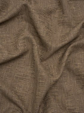 Recycled Polyester and Cotton Drapery Woven – Walnut Striations – British Imported Recycled Polyester and Cotton Drapery Woven – Walnut Striations – British Imported