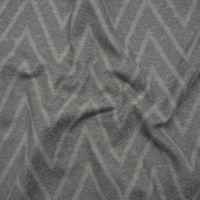 Recycled Polyester and Cotton Drapery Twill Woven – Ink Chevrons – British Imported Recycled Polyester and Cotton Drapery Twill Woven – Ink Chevrons – British Imported
