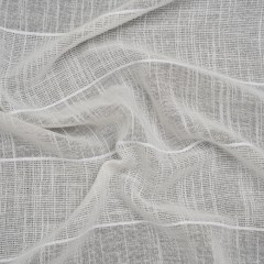Textured Open Weave Double Wide Drapery Sheers Fabric – Oyster Tactile Stripes – British Imported Textured Open Weave Double Wide Drapery Sheers Fabric – Oyster Tactile Stripes – British Imported
