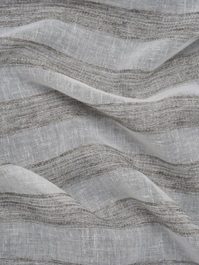 Slubbed Double Wide Drapery Sheers Fabric – Stone Textured Stripes – British Imported Slubbed Double Wide Drapery Sheers Fabric – Stone Textured Stripes – British Imported