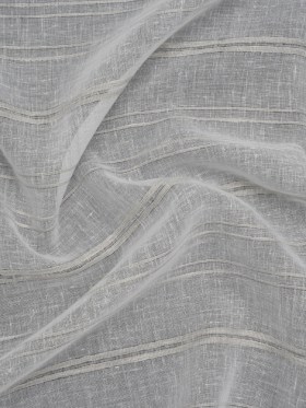 Slubbed Double Wide Drapery Sheers Fabric – Pebble Ribbed Stripes – British Imported Slubbed Double Wide Drapery Sheers Fabric – Pebble Ribbed Stripes – British Imported