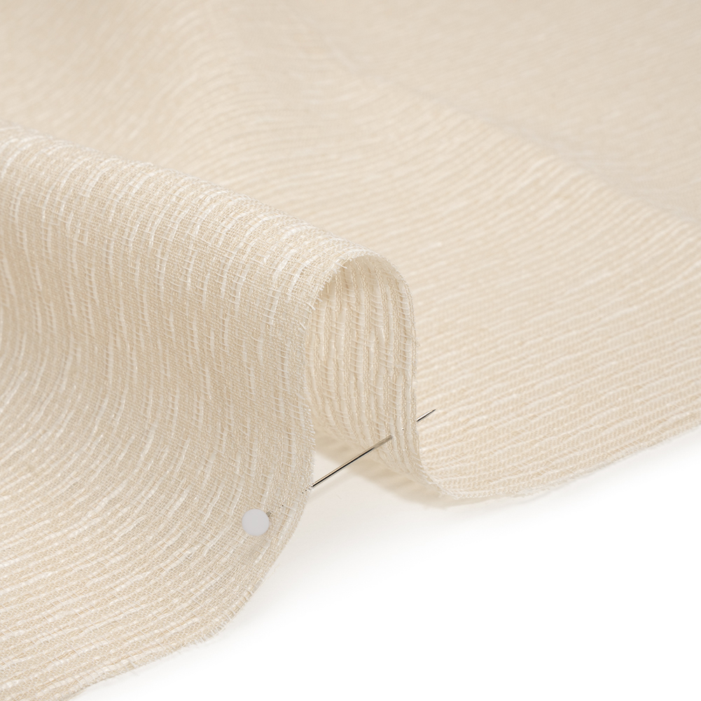 Corded Double Wide Drapery Sheers Fabric – Sand Abstract Texture – British Imported Corded Double Wide Drapery Sheers Fabric – Sand Abstract Texture – British Imported