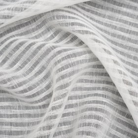 Slubbed Double Wide Drapery Sheers Woven – Chalk Sheer Stripes – British Imported Slubbed Double Wide Drapery Sheers Woven – Chalk Sheer Stripes – British Imported