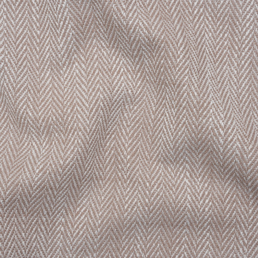 Recycled Polyester Home Decor Twill – Shell Herringbone – British Imported Recycled Polyester Home Decor Twill – Shell Herringbone – British Imported