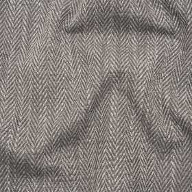 Recycled Polyester Home Decor Twill – Smoke Herringbone – British Imported Recycled Polyester Home Decor Twill – Smoke Herringbone – British Imported