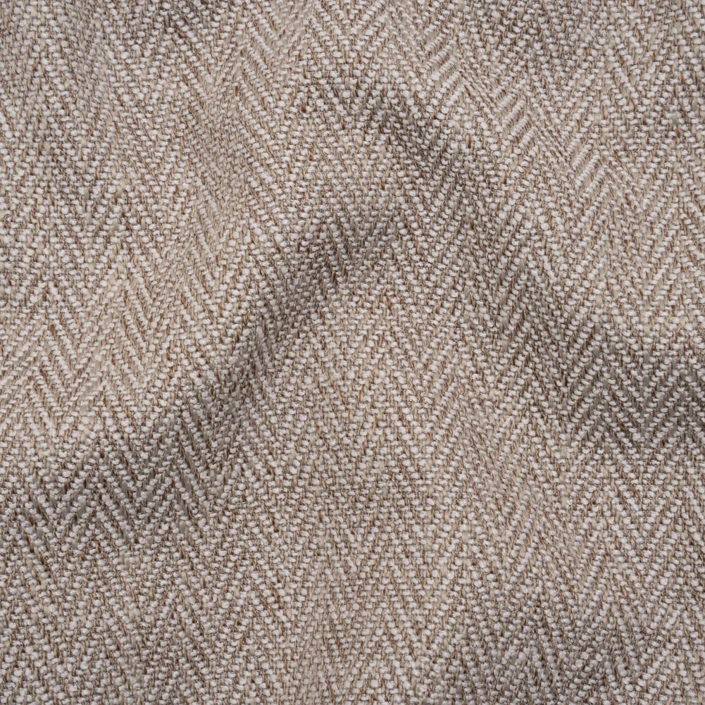 Recycled Polyester Home Decor Twill – Taupe Herringbone – British Imported Recycled Polyester Home Decor Twill – Taupe Herringbone – British Imported