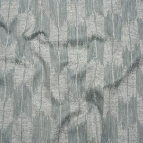Cotton Blend Home Decor Jacquard – Bluebell Ikat Checks – British Imported Cotton Blend Home Decor Jacquard – Bluebell Ikat Checks – British Imported
