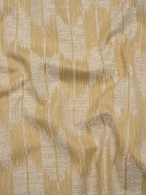 Cotton Blend Home Decor Jacquard – Maize Ikat Checks – British Imported Cotton Blend Home Decor Jacquard – Maize Ikat Checks – British Imported