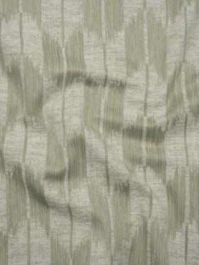 Cotton Blend Home Decor Jacquard – Sage Ikat Checks – British Imported Cotton Blend Home Decor Jacquard – Sage Ikat Checks – British Imported