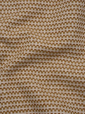 Recycled Polyester and Cotton Jacquard – Autumn Little Checked Stripes – British Imported Recycled Polyester and Cotton Jacquard – Autumn Little Checked Stripes – British Imported