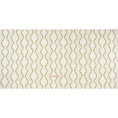 Cotton and Linen Canvas Print – Olive Waves of Petal and Dots – British Imported Cotton and Linen Canvas Print – Olive Waves of Petal and Dots – British Imported