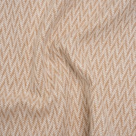 Polyester and Cotton Home Decor Jacquard – Tangerine Zig Zags – British Imported Polyester and Cotton Home Decor Jacquard – Tangerine Zig Zags – British Imported