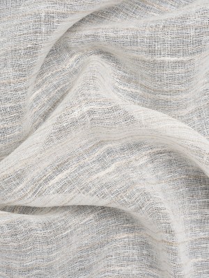 Creped Gauzy Double Wide Drapery Sheers Fabric – Driftwood Slubbed Stripes – British Imported Creped Gauzy Double Wide Drapery Sheers Fabric – Driftwood Slubbed Stripes – British Imported