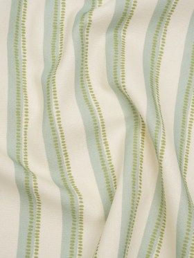 Cotton and Linen Canvas Print – Opal Stripes and Dots – British Imported Cotton and Linen Canvas Print – Opal Stripes and Dots – British Imported